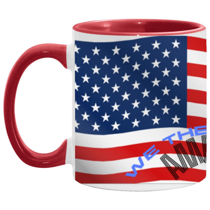 #1-MUG AMERICA FLAG WE THE PEOPLE 11oz