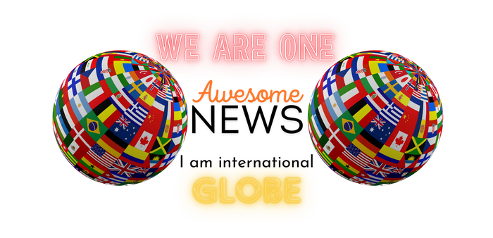 #1-THIS IS PURE GOLD INTERNATIONL GLOBE FLAG 15oz