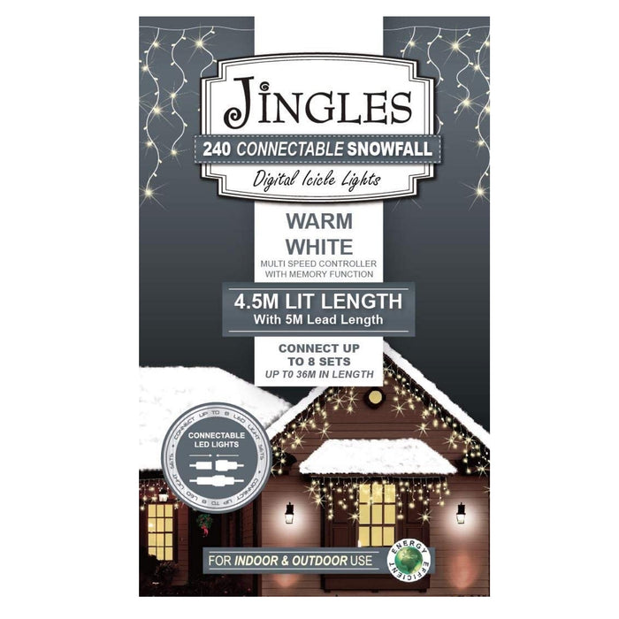 240 Snowfall Lights Warm White