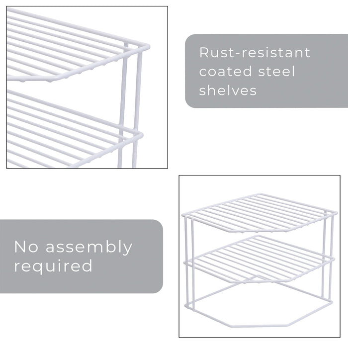 3-Tier Kitchen Corner Shelf Rack