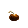 3" Velvet Pumpkin- Bronze