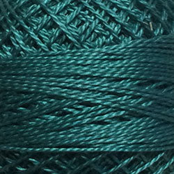 315 Teal Pearl Cotton size #8
