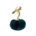 4" Velvet Pumpkin- Sea