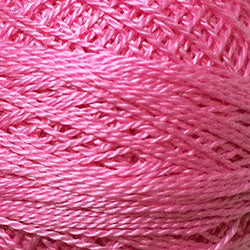 458 Pink Peony Pearl Cotton size #8