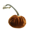 5" Velvet Pumpkin- Bronze