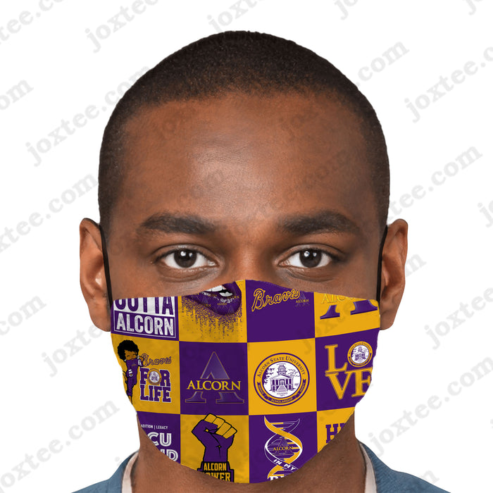 Alcorn State Fashion Mask 3D v11