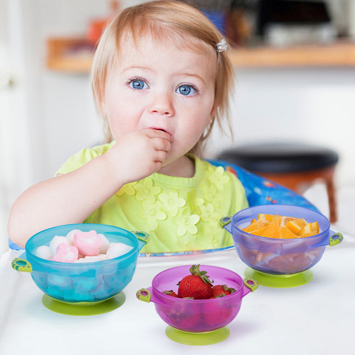 Baby & Toddler Suction Bowl Set (3-Piece)