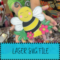 Bashful Bumblebee Shelf Sitter SVG file (please read file description carefully)