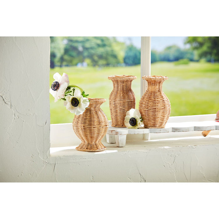 Basket Weave Vases
