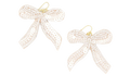 Beaded Bow Earrings