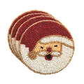 Beaded Christmas Coasters