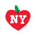 Big apple heart sticker