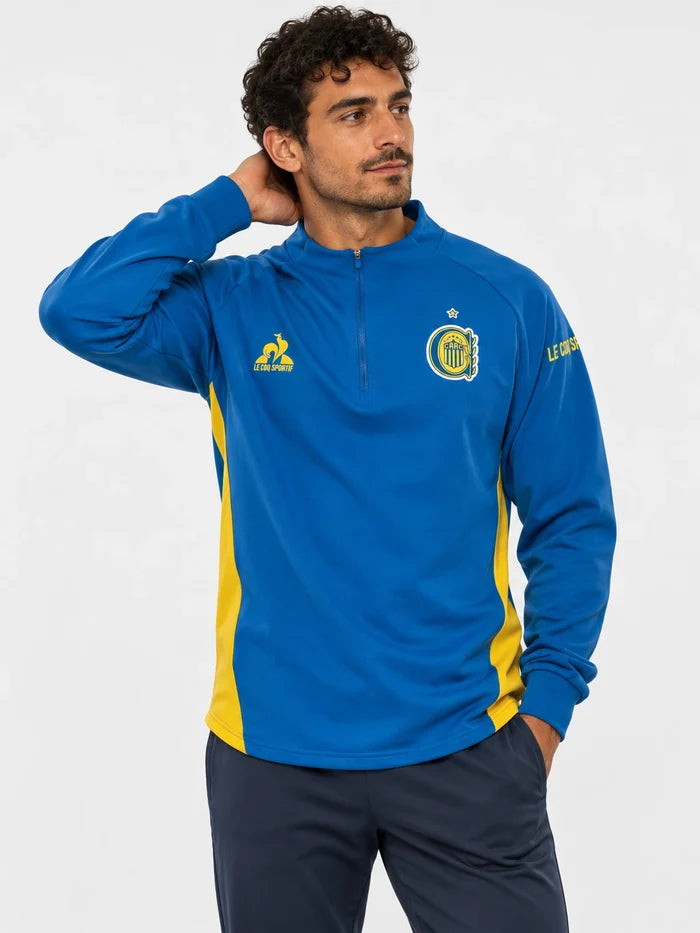 Buzo Le Coq Sportif Carc Ent 1 2026 Azul/Amarillo — vista principal