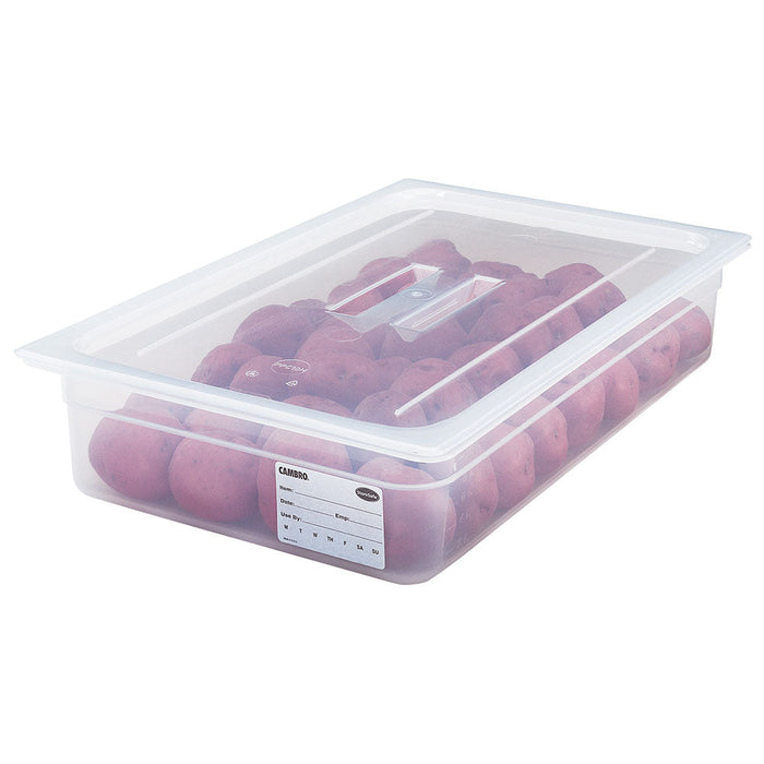 Cambro 10PPCH190 - Food Pan Cover with Handle - Full-Size - Translucent