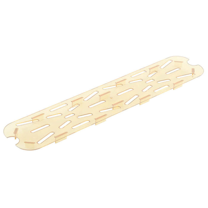 Cambro 20LPHPD150 - High Heat Drain Shelf - Half-Size Long - Amber