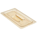 Cambro 30HPCH150 - High Heat Cover with Handle - Third-Size - Amber