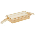 Cambro 32HP2H150 - High Heat Food Pan - 2 Handles - Third-Size x 2-1/2"D - Amber