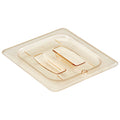 Cambro 60HPCH150 - High Heat Cover with Handle - Sixth-Size - Amber