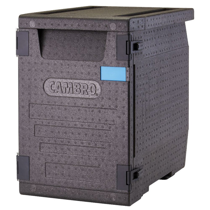 Cambro EPP400110 - Front Load Cam GoBox - (4) Full-Size x 4"D Pans - Black
