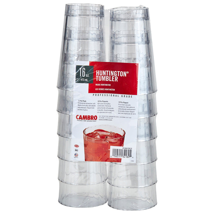 Cambro HT16CW - 16 Oz. Camwear Tumbler - Huntington - Choose Color