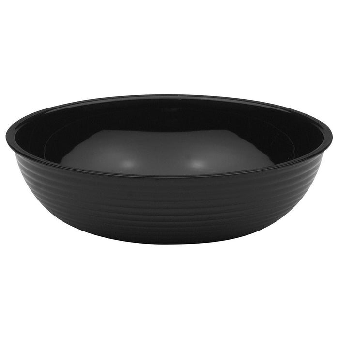 Cambro RSB12CW - 12" Round Ribbed Display Bowl - 5.8 Qt. Capacity - Choose Color