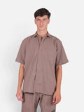 Camisa NTF Trapani Lino Chocolate
