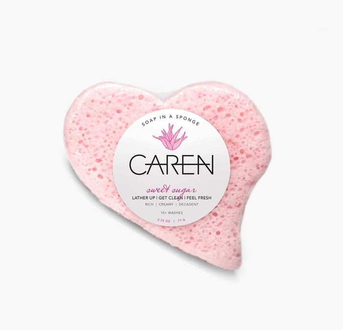 CAREN SWEET SUGAR SHOWER SOAP SPONGE