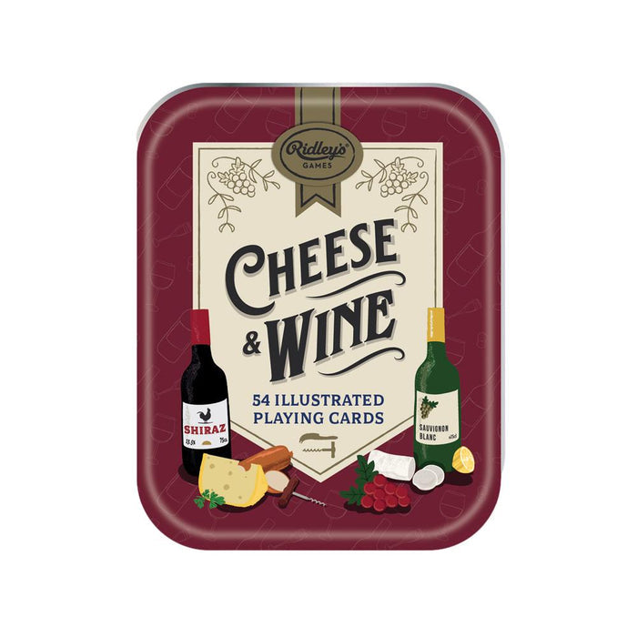 Cheese and Wine Playing Cards