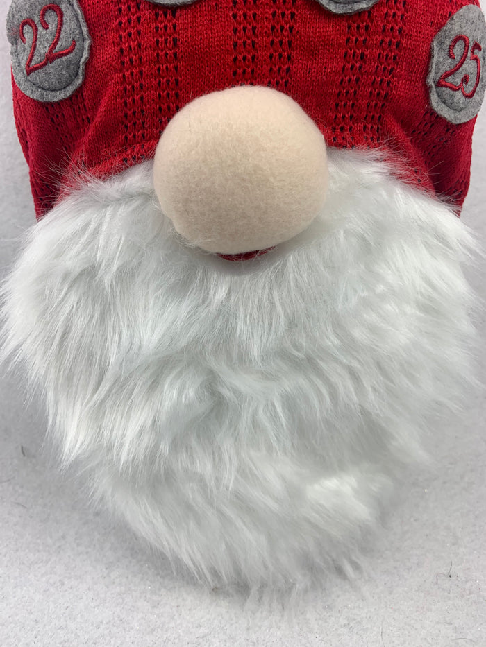 Christmas Advent Plush Santa Gnome with Long Hat