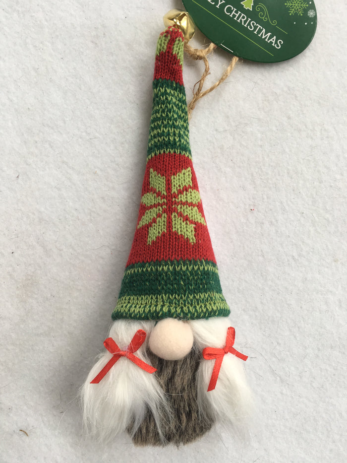 Christmas Boy and Girl Gnome Ornaments