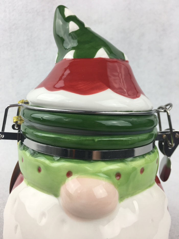 Christmas Gnome Hinged Jar