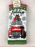 Christmas Happy Holidays Kitchen Towels