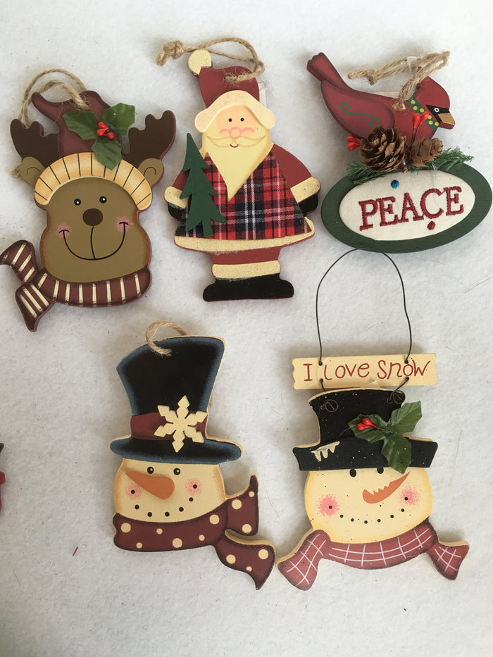 Christmas Wooden Ornaments