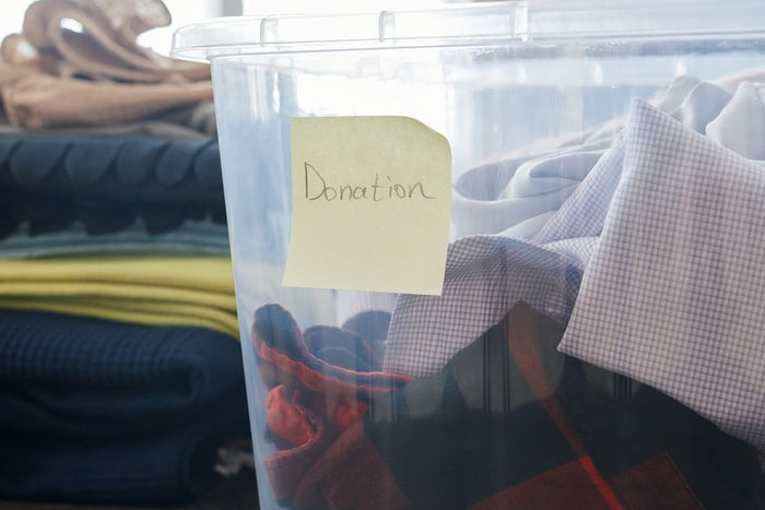 Clear Lidded Storage Box — product view