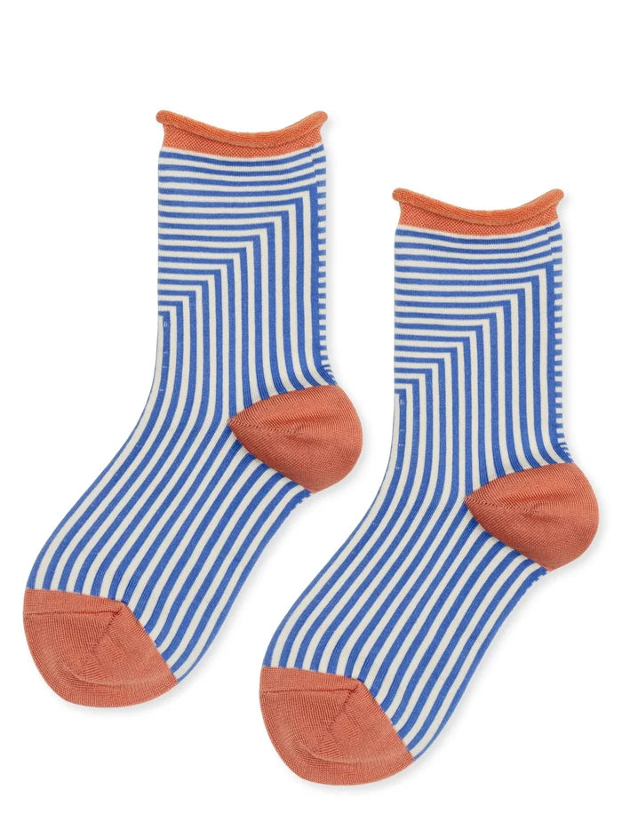 Corbusier Crew socks - Cornflower