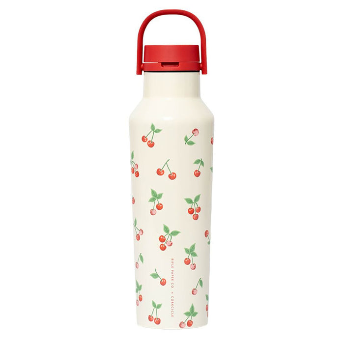 CORKCICLE | 20oz Sport Canteen - Rifle Paper Co. Cherries