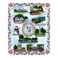 CSULB Campus Logo Afghan Blanket - Multi, Jardine