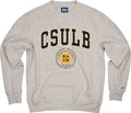 CSULB Middle Seal Crew - Oxford, Blue 84