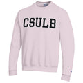 CSULB Wool Black/White Crew - Lilac Pink, Champion