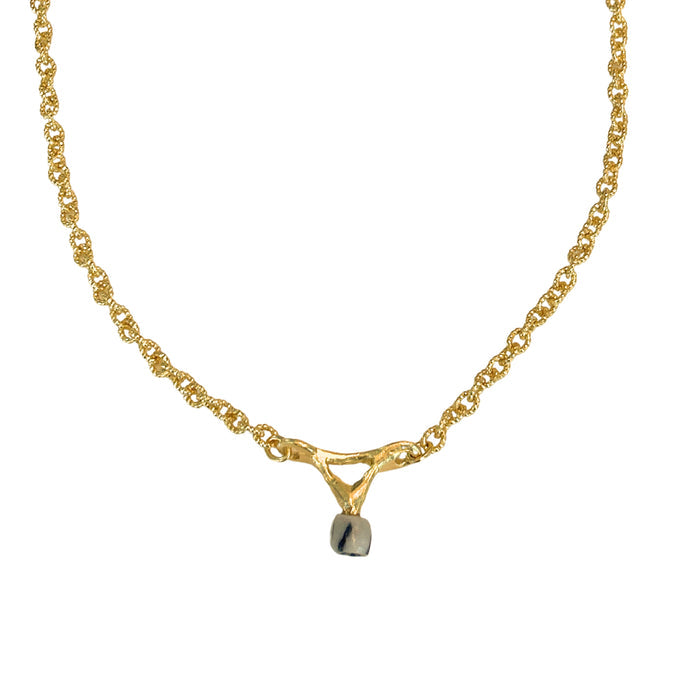 Divine Time Single Bead Necklace