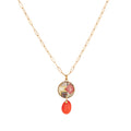 Dulcet Necklace - Coral