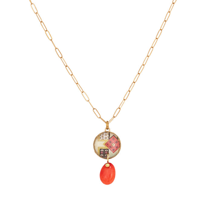 Dulcet Necklace - Coral