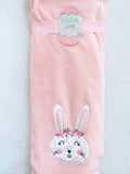 Easter Bunny Face Blanket Throw