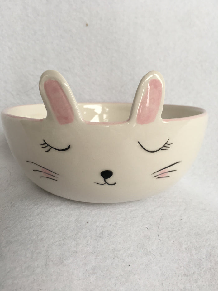 Easter Bunny Face Ceramic Small Dish