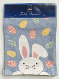 Easter Bunny With Eggs Tapestry Table Runner