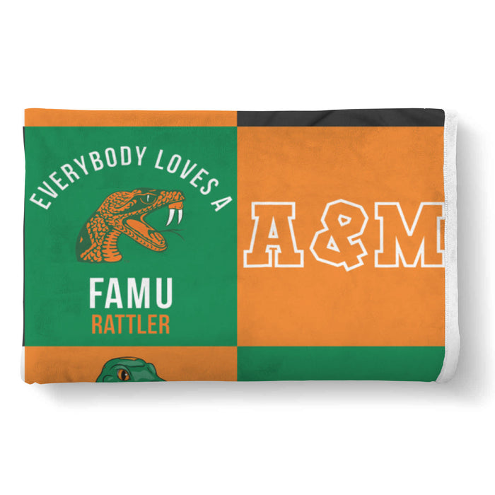 Famu Rattlers - sherpa blanket