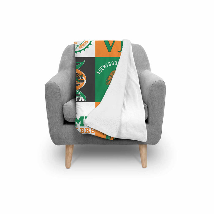 Famu Rattlers - sherpa blanket