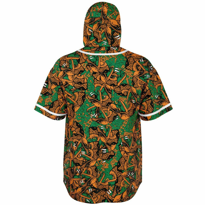 Famu Rattlers Hooded Baseball Jersey - AOP v6624