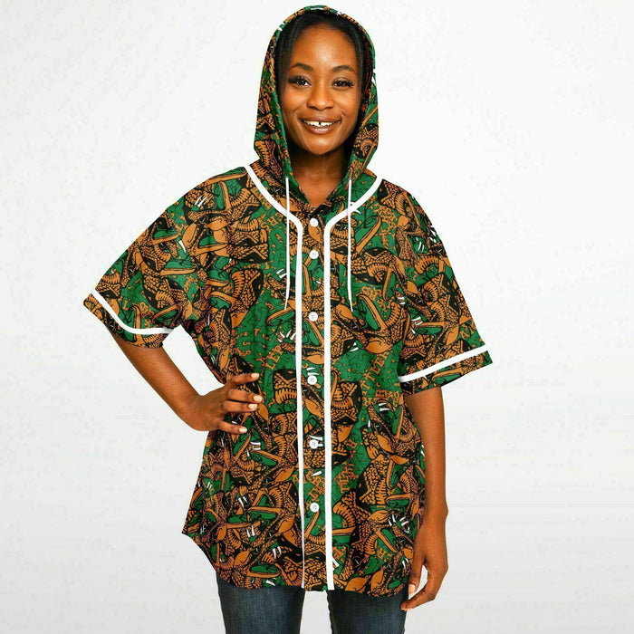 Famu Rattlers Hooded Baseball Jersey - AOP v6624