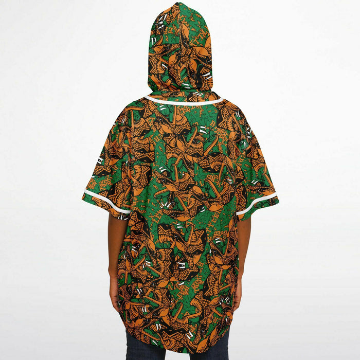 Famu Rattlers Hooded Baseball Jersey - AOP v6624